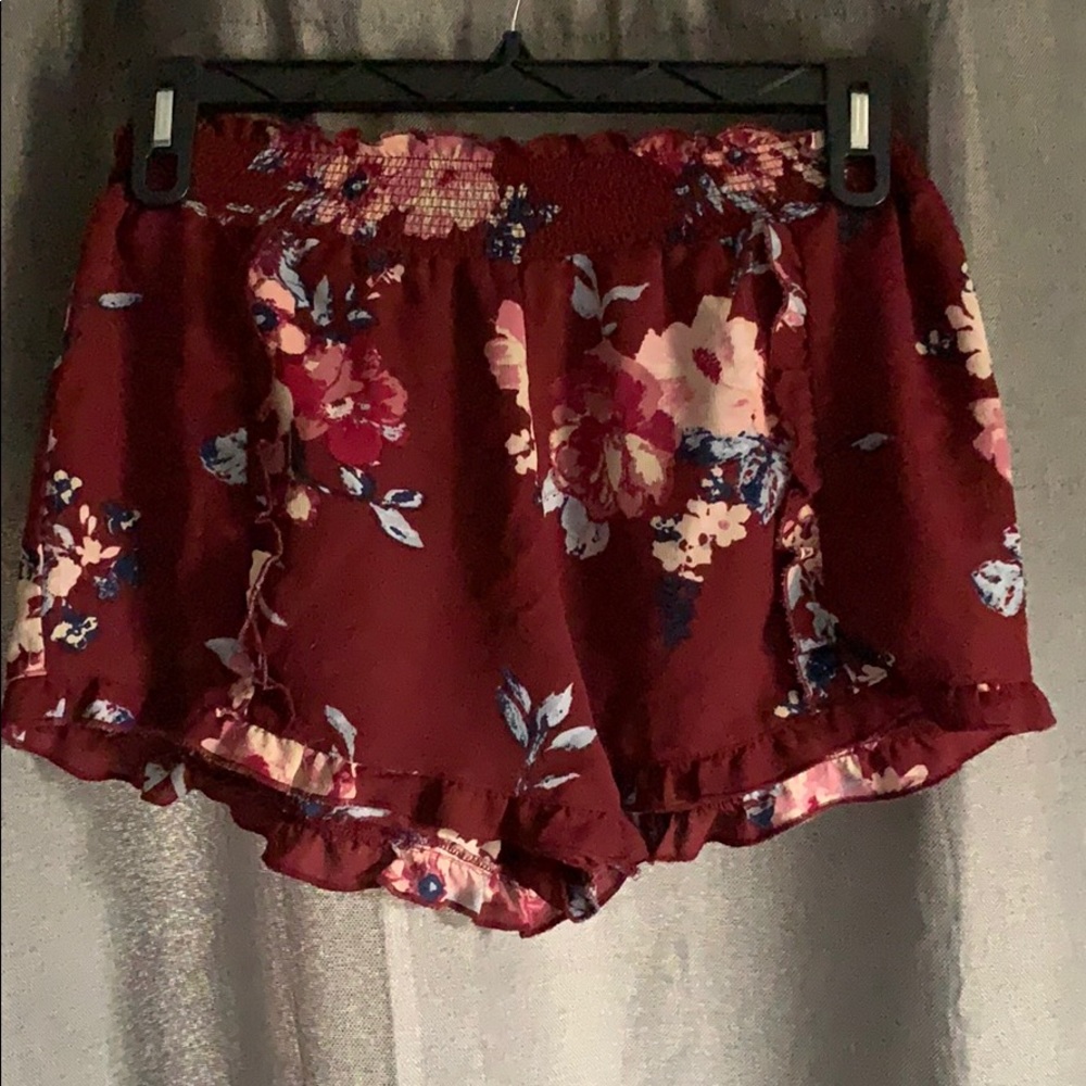 COPY - Maroon loose shorts